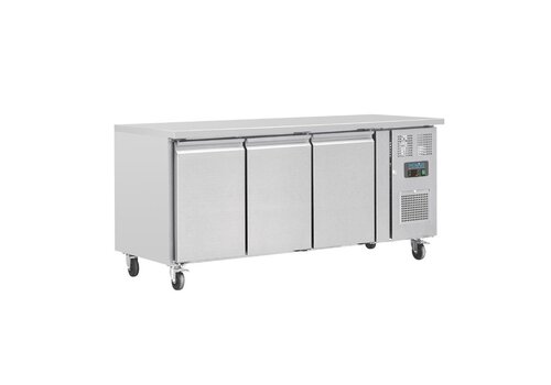  Polar Viertüriger Kühl-/Gefrierschrank | 553 l | 85 x 223 x 70 cm | Edelstahl | A 