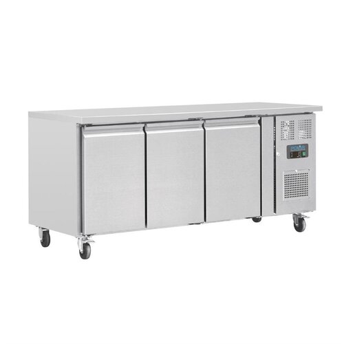  Polar Horeca Counter Koelkast | 4 deurs | 553L |  85x223x70cm  | RVS | A 