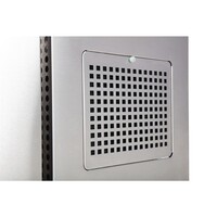 U-Serie 2-türiger Vorbereitungskühlschrank 428 l Edelstahl Granit-Arbeitsplatte