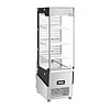 Polar Slimline Multideck Display Refrigerator with Door | Stainless Steel/Glass | 220L | 179x51x84cm