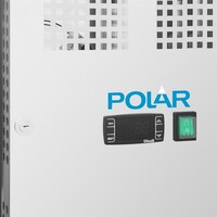 U-Serie 2-türiger Vorbereitungskühlschrank 290 l Edelstahl Granit-Arbeitsplatte