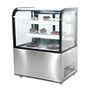 Vitrine réfrigérée pour charcuterie Série G 270 L en acier inoxydable et verre 91 cm