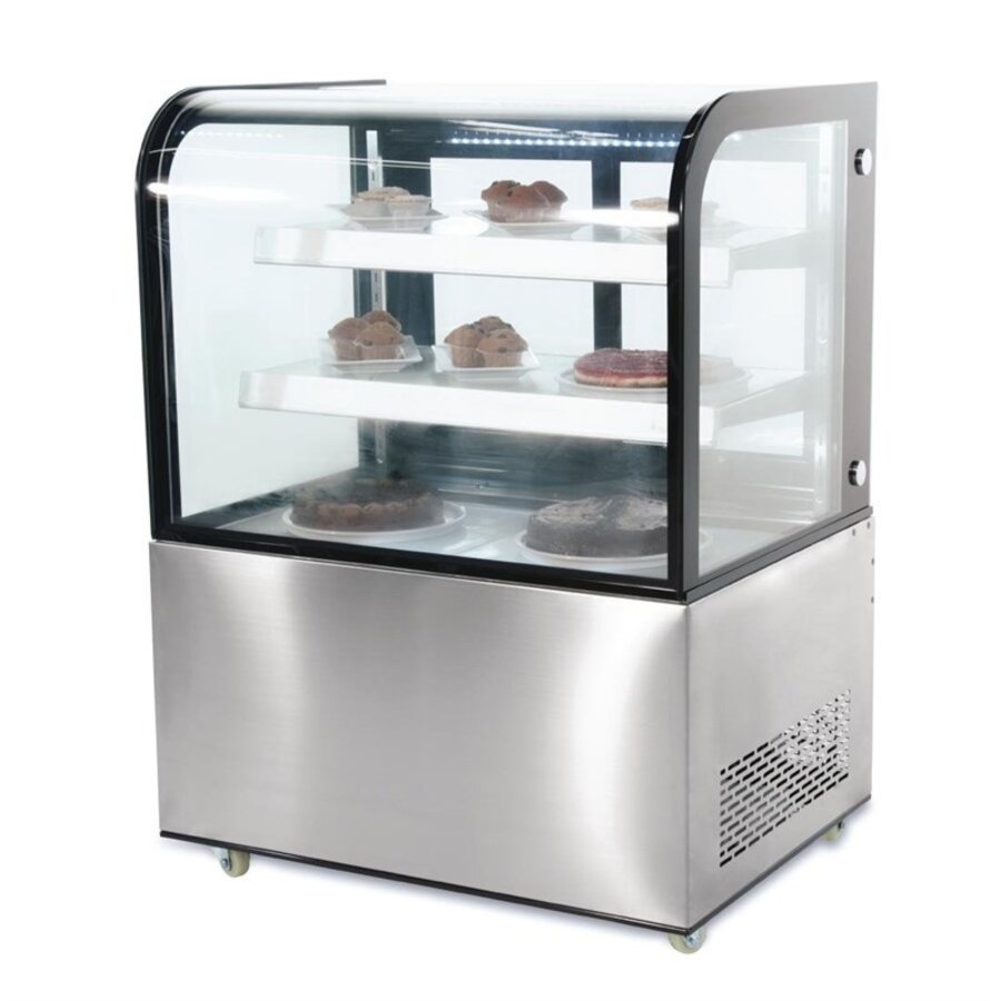 G-Serie Delicatessenvitrine Koelkast 270L RVS Glas 91cm