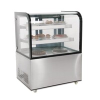 G-Series Delicatessen Display Refrigerator 270L Stainless Steel Glass 91cm