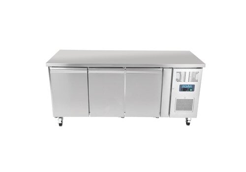  Polar Établi réfrigéré commercial | 3 portes | 417 L | Acier inoxydable | 1795 mm | A 