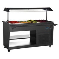 G-Series Refrigerated Buffet Display Black 4x GN1/1 1058mm