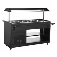 G-Series Refrigerated Buffet Display Black 4x GN1/1 1058mm