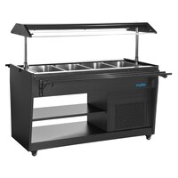 G-Series Refrigerated Buffet Display Black 4x GN1/1 1058mm
