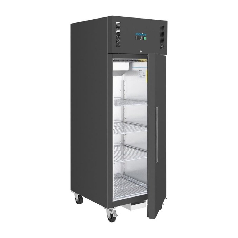 G-Series Freezer Black Upright 600L 680mm Wide
