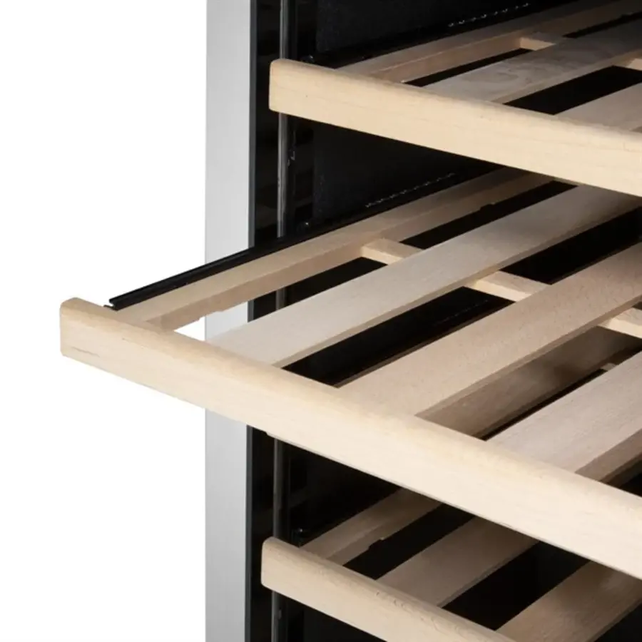 Weinkühlschrank mit zwei Temperaturzonen | 109 Flaschen | 320 l | 157,5 (H) x 59,5 (B) x 62,1 (T) cm