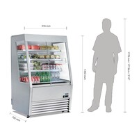 G-Series Multideck Refrigerated Display Case 390L Glass Sliding Doors