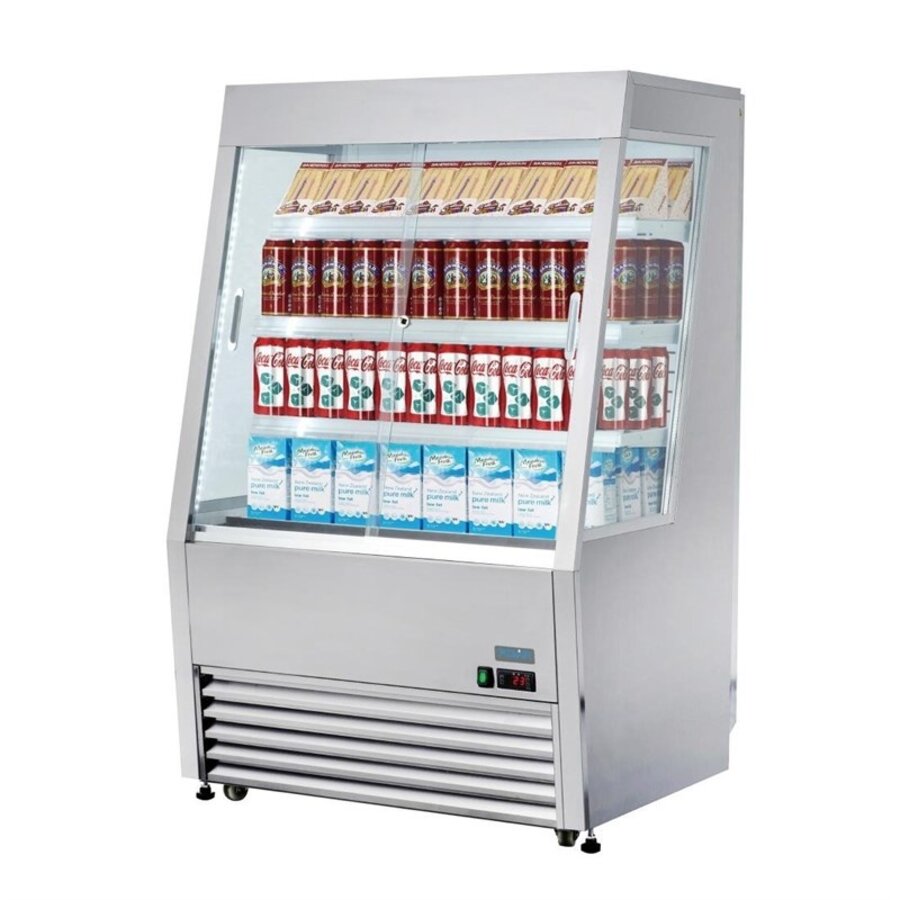 G-Serie Multideck Koelvitrine 390L Glazen Schuifdeuren