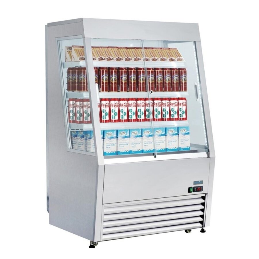 G-Series Multideck Refrigerated Display Case 390L Glass Sliding Doors