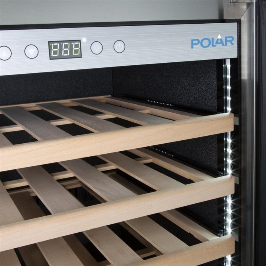 G‑Series Wine Cooler 137 Bottles Stainless Steel Single Zone 330 L