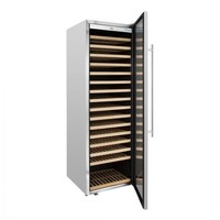 G-Serie Weinkühler 187 Flaschen Edelstahl Einzelzone 465 L