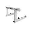 HorecaTraders Muurkonzole gelakt - met traverse - 465x375x800mm - 70+70kg
