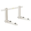 HorecaTraders Ms230 muurkonzole gelakt + traverse - 420x375x800mm - 70+70kg