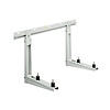 HorecaTraders Ms208 muurkonzole gelakt + traverse - 465x375x1000mm - 70+70kg