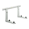 HorecaTraders Support mural laqué MS219 + traverse - 550x375x1000mm - 70+70kg