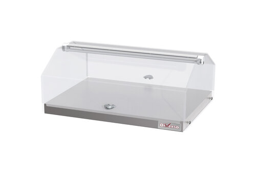  HorecaTraders Display cabinet | 1 level | Freestanding | 50x35x27cm 