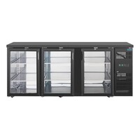 3-türige Barkühlung 355L | 0°C bis +10°C | 6 Regale | 86x200,2x53,5cm