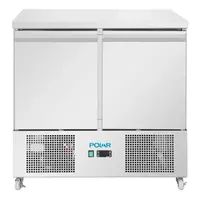 Ventilated 2-Door Saladette 257L | +2°C to +8°C | GN 1/1