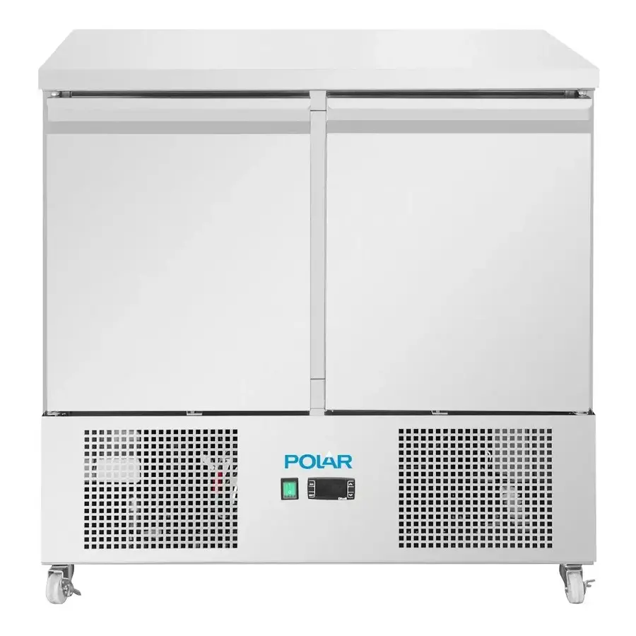 Geventileerde 2-Deurs Saladette 257L | +2°C tot +8°C | GN 1/1