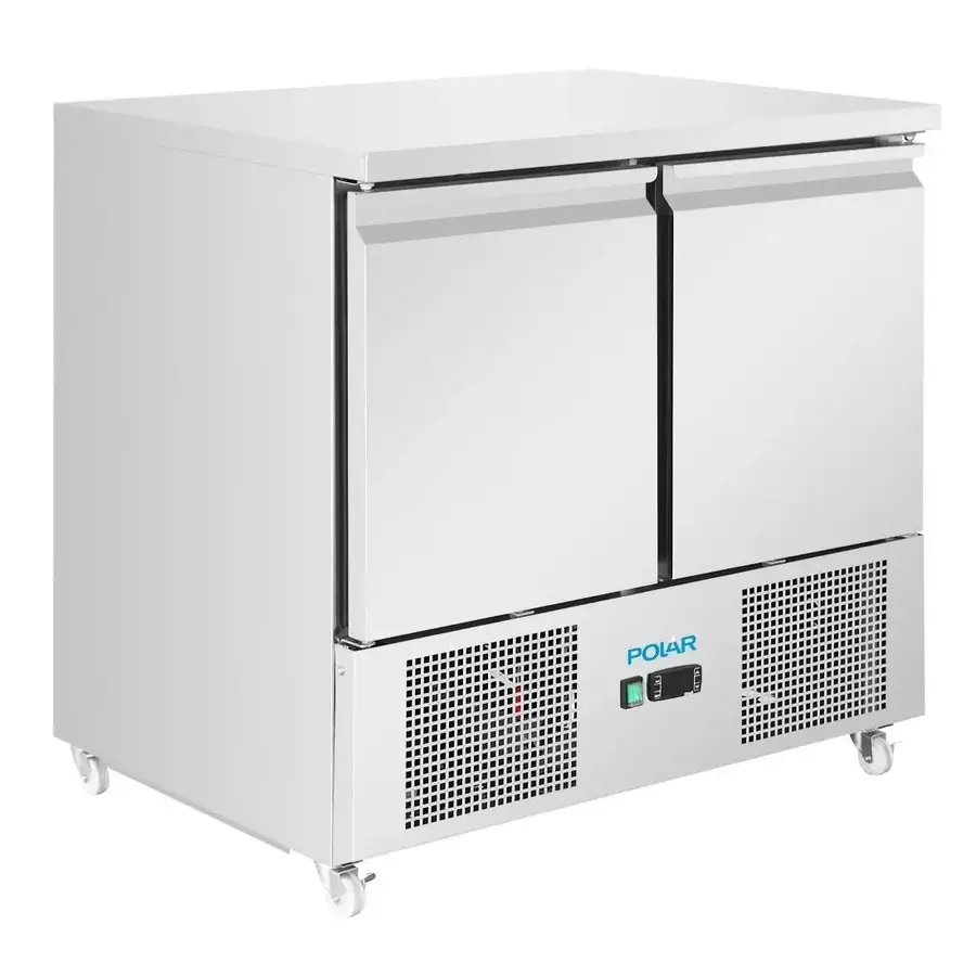 Geventileerde 2-Deurs Saladette 257L | +2°C tot +8°C | GN 1/1