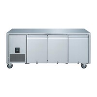 Three-door refrigerated workbench 420 L | 85(h) x 188.5(w) x 66(d)cm | -2°C to +4°C