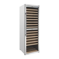 Wine cooler | Dual zone | 172 bottles | Stainless steel | 15 shelves