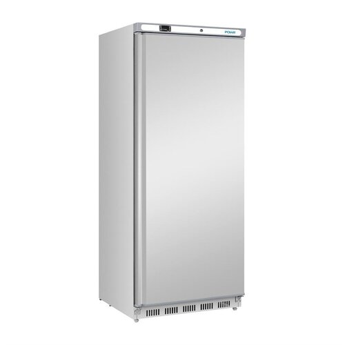  HorecaTraders Réfrigérateur vertical 600 L | Inox | +2°C à +5°C | 189,5 x 77,7 x 74,5 cm 
