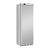 HorecaTraders Réfrigérateur vertical 400 L | Inox | +2 °C à +5 °C | 185 x 60 x 60 cm | 4 clayettes | A