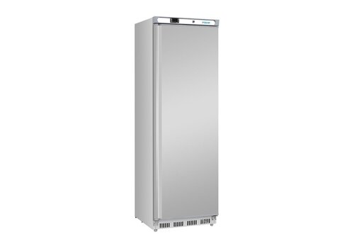  HorecaTraders Upright refrigerator 400 L | Stainless steel | +2°C to +5°C | 185x60x60 cm | 4 shelves 