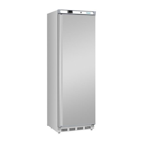  HorecaTraders Réfrigérateur vertical 400 L | Inox | +2 °C à +5 °C | 185 x 60 x 60 cm | 4 clayettes | A 
