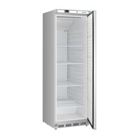 Réfrigérateur vertical 400 L | Inox | +2 °C à +5 °C | 185 x 60 x 60 cm | 4 clayettes | A
