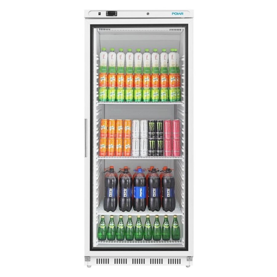 Upright display refrigerator | 600L | +2°C to +8°C | 189.5x77.7x73.5cm | A