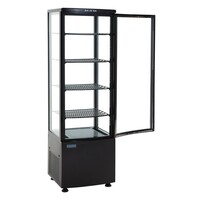 Refrigerator 235 L | Plastic & glass | 0–12 °C | 169x51.5x48.5 cm | LED