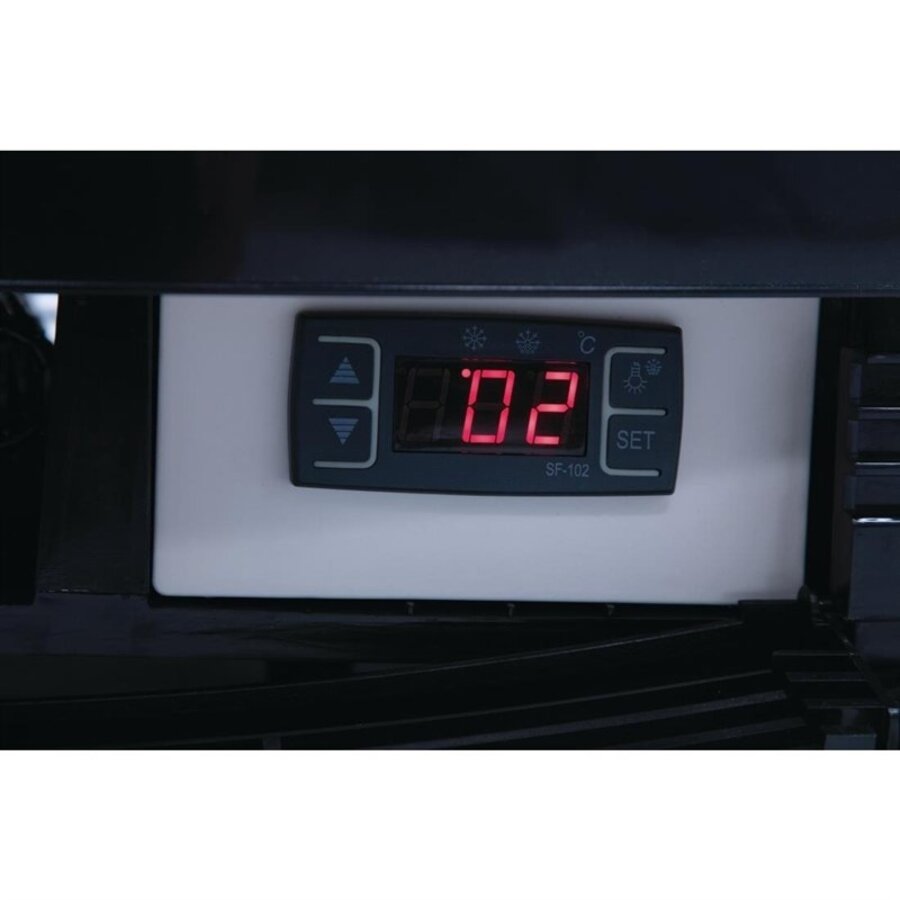 Refrigerator 235 L | Plastic & glass | 0–12 °C | 169x51.5x48.5 cm | LED
