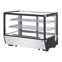Display refrigerator 160 L | Stainless steel | 0–12 °C | 88x56.8x68.6 cm | LED