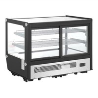 Display refrigerator 160 L | Stainless steel | 0–12 °C | 88x56.8x68.6 cm | LED