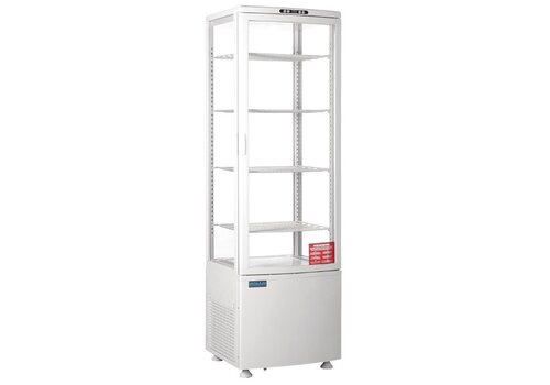  HorecaTraders Energieeffizienter Kühlschrank 235 L | 0–12 °C | 169x52x49 cm | A-Label 