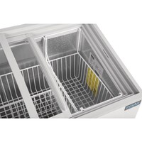 Display freezer 200 L | Steel | -24°C to -18°C | 92x95x55 cm