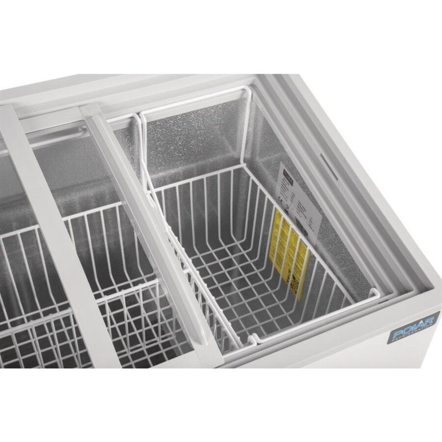 Display freezer 200 L | Steel | -24°C to -18°C | 92x95x55 cm