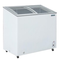 Display freezer 200 L | Steel | -24°C to -18°C | 92x95x55 cm