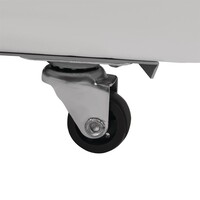 Gefriervitrine 200 L | Stahl | -24°C bis -18°C | 92x95x55 cm