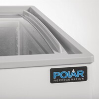 Display freezer 200 L | Steel | -24°C to -18°C | 92x95x55 cm