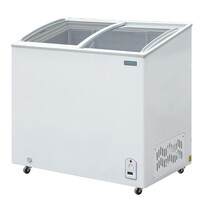 Display freezer 200 L | Steel | -24°C to -18°C | 92x95x55 cm