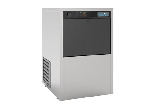  HorecaTraders Sorbetière de table | Acier inoxydable | Avec UVC | 20 kg | 38 x 47 x 59 cm 