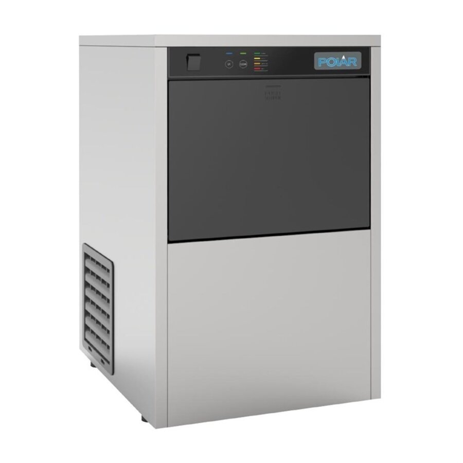 Table-top ice cream machine | Stainless steel | With UVC | 20kg | 38x47x59cm