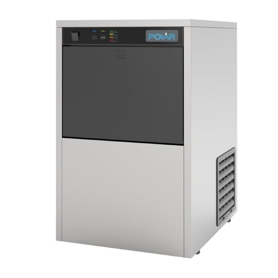 Table-top ice cream machine | Stainless steel | With UVC | 20kg | 38x47x59cm